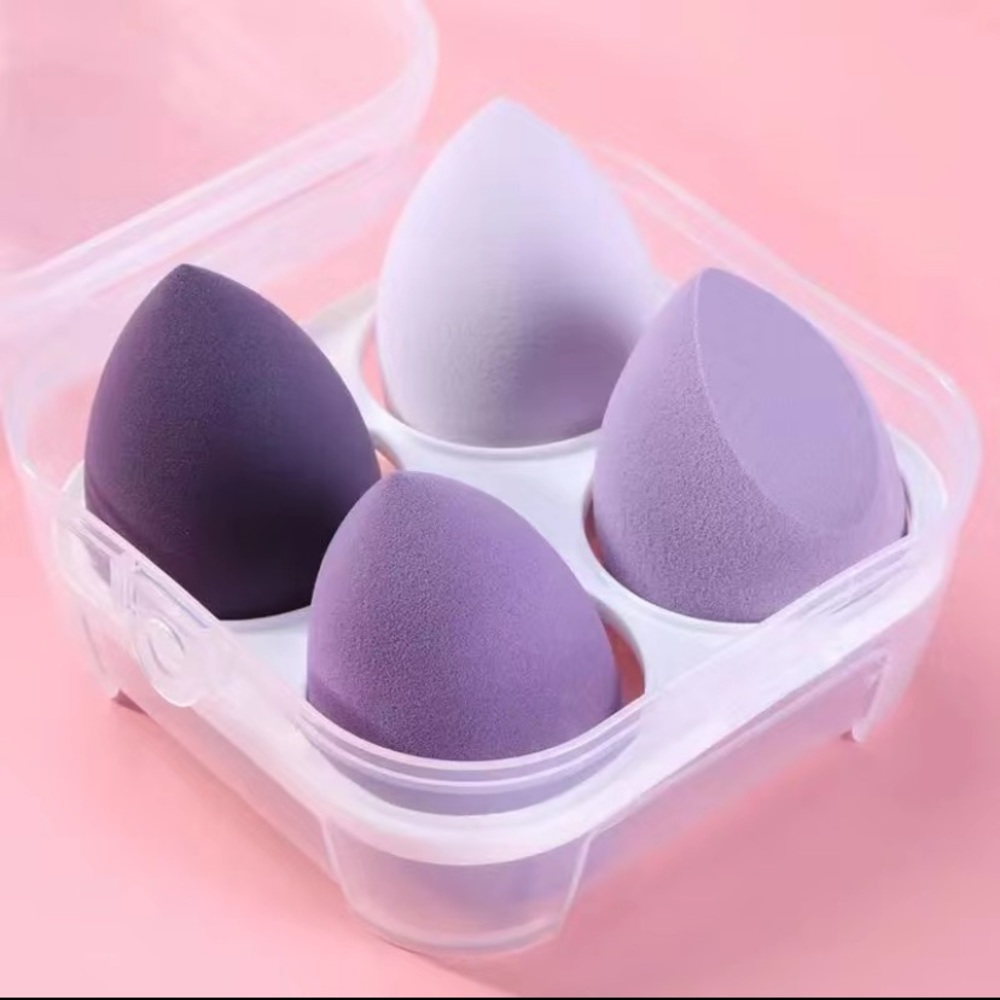 4pcs Egg Puff Makeup Sponges